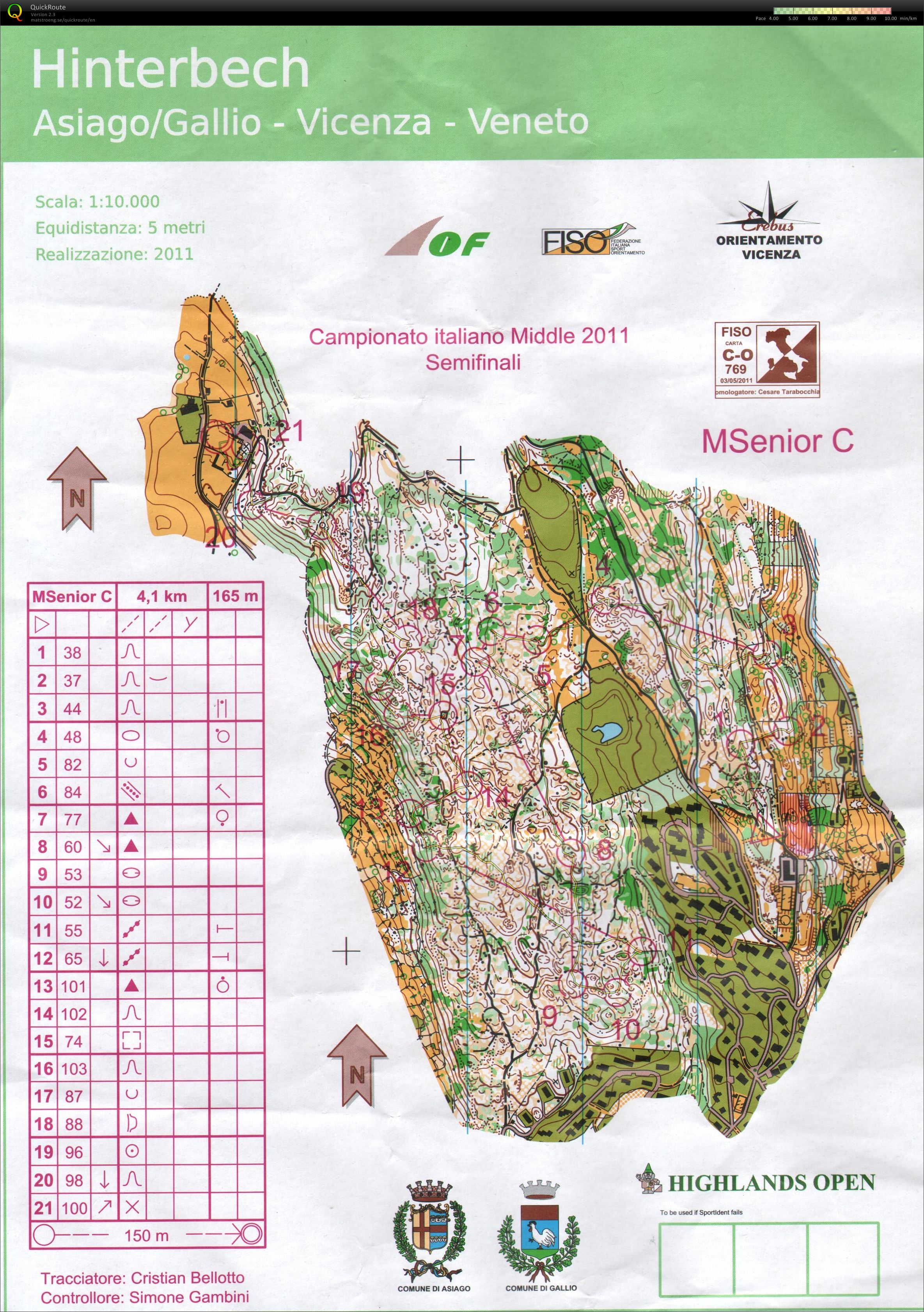 Italian Middle Championships Qualification (2011-05-13)